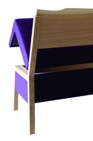 Massivholz Sitzbank Loft mit Truhe